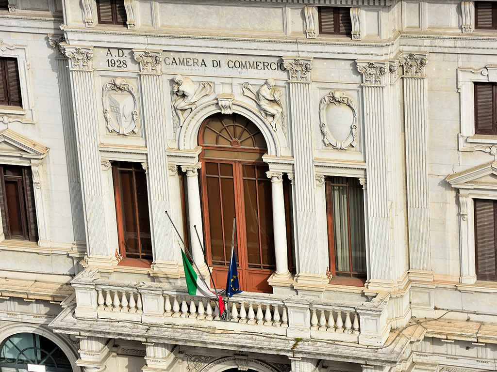 Verbale di estrazione di un concorso a premi redatto dal funzionario della Camera di Commercio